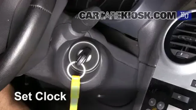 2008 Opel Corsa D 1.2L 4 Cyl. Reloj Fijar hora de reloj